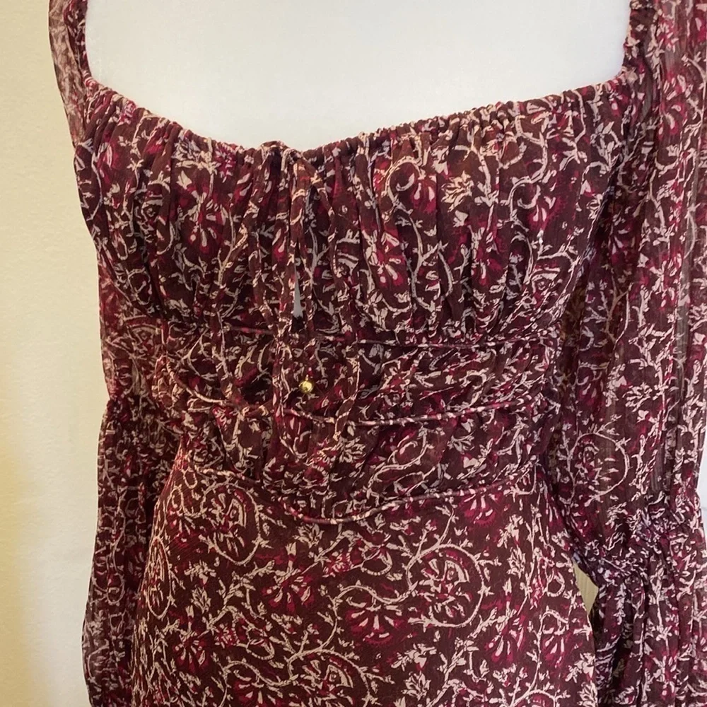BNWT Stunning!! Free People Floral Midi Dress - Picture 8 of 10